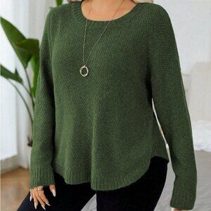 Shein Calvaya Plus Size Women's Casual Pullover Sweater NWOT